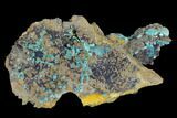 Azurite, Calcite and Rosasite Association - Utah #119542-1